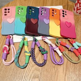 Suitable for Samsung S24ultra phone case A73 Love S23 Hanging Cord A54 High end S23fe Liquid S22a34