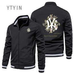 Bomber Jackets Men Varsity Jacket Zipper Waterproof Oversized Fashion Designer Baseball Windbreaker 240428