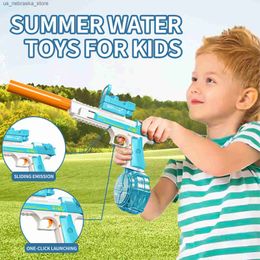 Sand Play Water Fun The latest manual and automatic integrated electric continuous fire water gun for childrens toys pistols outdoor in 2024 Q240408