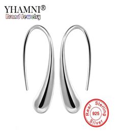 YHAMNI Real 100 925 Sterling Silver Earrings For Women With 925 Stamp Silver Stud Earring Antiallergic Fashion Jewellery E00486508954855339