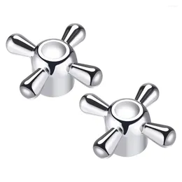 Bath Accessory Set Handles Faucet Knob Triangular Valve Wash Basin Switch 69x31x27mm Alloy Bathroom Accessories Quick-open Practical