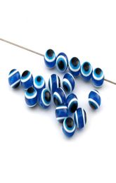 1000Pcs Royal Blue Resin Kabbalah Evil Eye Ball Round Spacer Beads For Jewellery Making Bracelet Necklace DIY Accessories D1096241528