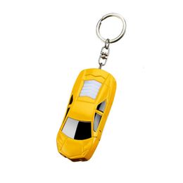 Fashion Design Sports Car Keychain Lighter Refillable Butane Gas Unfilled Open Flame Women Cigarette Lighter For Boyfriend Gif