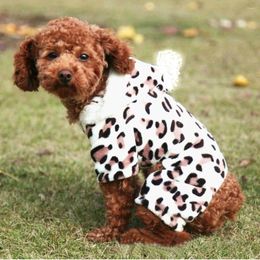 Dog Apparel 1PC Pet Warm Clothes Puppy Jumpsuit Hoodie Coat Doggy Winter Cat Vest T Shirt Dress Sweater