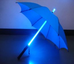 10pcslot Cool Blade Runner Light Saber LED Flash Light Umbrella rose umbrella bottle umbrella Flashlight Night Walkers6389151