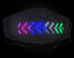 APP Control Unisex LED Rave Image Bluetooth Text Animation Editable Light Mask USB Rechargeable for Parties X039mas Halloween6164856