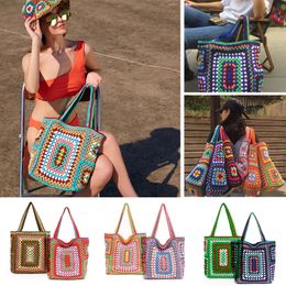 Classic Designer Beach Bag Tote Bags Straw Woven Bag Large Capacity Knitting Mesh Mens Womens Straw Bags Summer Orange Black Apricot Vacation Shopping Soft bags cool