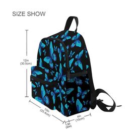 Backpacks ALAZA High Quality waterproof Children School Bags 3D Beauty Butterfly Print Kids Backpack Girls Women Schoolbag Mochila Escolar