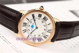 Cartre Luxury Top Designer Automatic Watches Series 18k Rose Gold Quartz Neutral Watch W6701008 with Original Box