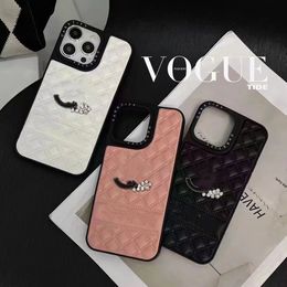 Phone Cases Luxury Triangle P Cell Phone Cases for iPhone 15 14 14plus 14pro 13 13pro 12 Pro Max 11 Clear Glitter Rhine Stone Case Bling Shiney Cover