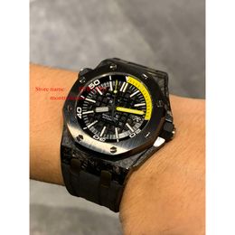 Wristwatches APS Men Watches Designers Mechanical Swiss 15706 13.9Mm Carbon Ceramic 42Mm Aaaaa Zf Ipf SUPERCLONE 15707 Brand Glass Fiber Dive 3120 52984