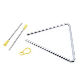 Instruments 1Pc Triangle Orff Musical Instruments Band Percussion Educational Musical Triangolo for Children 4/6 inch