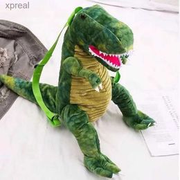 Backpacks Cute multifunctional dinosaur appearance backpack childrens favorite dinosaur plush toy WX