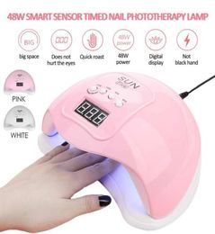 SUN 5X Nails Dryer 48W Ice Manicure Drying For Gel Varnish 24 LED UV Nail Lamp 2009246108974