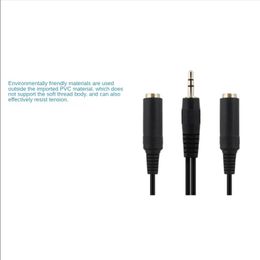 2024 NEW 3.5mm Combo Audio Mic Y Splitter Cable Adapter Cable for PS4 Xbox One Tablet Mobile Phone Male To 2 Female Headsets Laptopfor PS4
