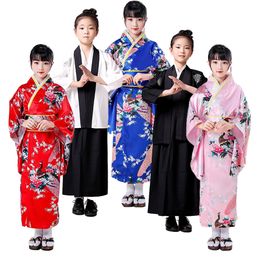 Kid Japanese Traditional Kimono Kids Dress for Kids Girls Top Quality