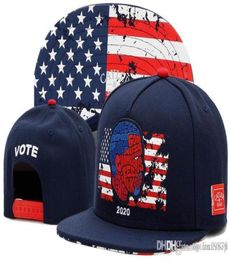 VOTE 2020 usa flag Baseball Caps Brand Summer sports Men Women Adjustable Casual Hip Hop Bone Snapback Hats5119251