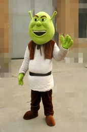 high quality Real Pictures Deluxe Shrek mascot costume fancy carnival costume 6474597