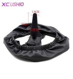 Leather Latex Masturbation Underwear Panties With Anus Plug Newfangled Belt Anal Sex Toy for Woman Adults 07019847804