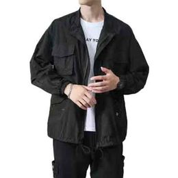 Summer men ultra-thin sun-protective clothing coat jacket breathable crazy send jacket fashion black trend casual