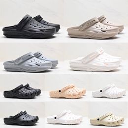 Designer Sandals Shoes Big Size US12 Women Men Puff Sandals Slider Classics Slipper White Black Khaki Apricot Camel Grey Mens Outdoor Beach Flat Slipper Shoes 36-46