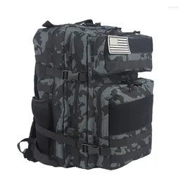 Backpack 50L Military Fan Camouflage Outdoor Tactical Three-level Bag Men's Climbing Women's Hiking