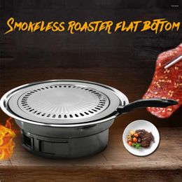 Pans Barbecue Grill Pan Smokeless Non-stick Gas Stove Plate Household Roasting Gadget