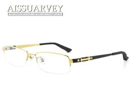 Titanium Wooden Men Eyeglasses Frame Optical Eyewear Prescription Top Quality Glasses Frame Business Classic Black Golden8744439