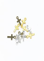 300pcs/pack es Charms DIY Jewelry Making Pendant Fit Bracelets Necklaces Earrings Handmade Crafts Silver Bronze Charm3226492