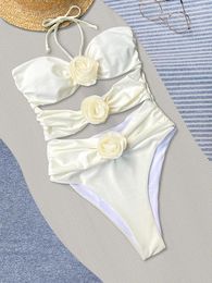 Women's Swimwear BIKINX Official Flower Bathing Suit Bikini Push Up Floral Bra Blue Swimsuit Bikinis Korean Style Sexy Beachwear