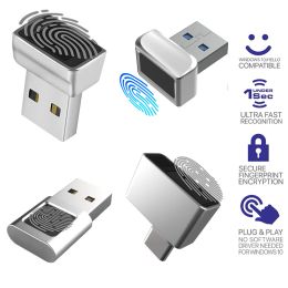 Scanners 2023 Type C/USB Fingerprint Reader Module for Windows 10 Hello PC Notebook Lock Biometric Scanner PasswordFree Login Padlock