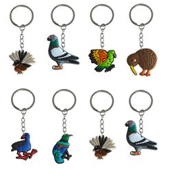 Keychains Lanyards Bird Keychain Keyrings For Bags Boys Party Favors Keyring Suitable Schoolbag Key Chain Accessories Backpack Handbag Ot3Xp