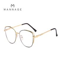 Sunglasses Unique Cat Eye Glasses Women Metal Eyeglasses Frames Female Clear Lens Optical Oculos Gafas 20212979842