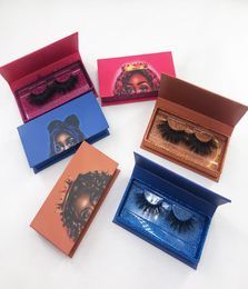 Top quality magnetic lash case dollar box for 8mm30mm full strip mink eyelash vendor Customised boxes2305046