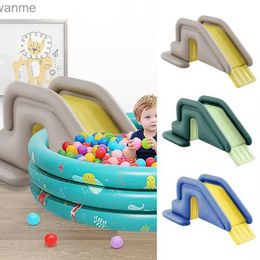 Bathing Tubs Seats Inflatable swimming pool slide thick sunshade slide childrens swimming pool adult use folding air pump WX