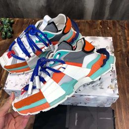 Designer Shoes Space 5862 Outdoor Sneakers Men Women Shoes D AND G Multicolor Matching Retro Sneakers Casual Platform Trainers Popular Couple Shoes Size 36-45 374