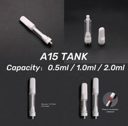 Authentic Vape Cartridge 0.5ml 1g 2gram Vaporizer Cartridge White Tank Ceramic Coil 510 Thread Atomizers Disposable Vape Pod Custom Logo/Box Vapers empty vape USA CA