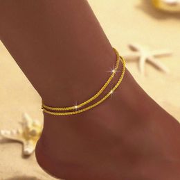 Bohemian Beach Feet Chain Fashion Simple Anklets Foot Jewellery Leg New Anklets On Foot Ankle Bracelets For Women Chain Jewellery Gifts