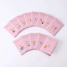 Printed Letter Pu Color Wholesale Creative Multifunctional Passport Holder SIM Card ID Bag Leather Case Direct Sale