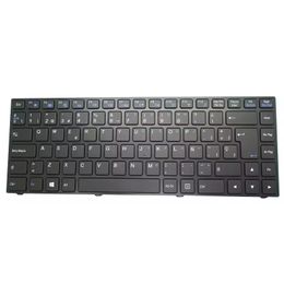 Laptop Backlit Keyboard For CLEVO P640 MP-13C26EEJ4303 MP-13C26E0J4307 6-80-N2300-160-1 Spain SP Black Frame