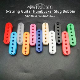 Accessories 20Pcs 6String Electric Guitar Pickups Humbucker Slug Bobbin Pole Spacing 50mm or 52mm Multicolour Available Guitar Parts