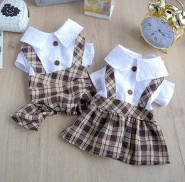 Dog Apparel School Lover Clothes For Dogs Yorkov Little Puppies Animals Breeds Pet Cat Pant Jumpsuit Suit And Dresses Summer Shirt7603386