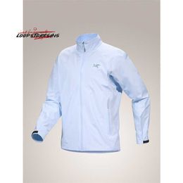 Giacca giacche calde impermeabili con cerniera esterna Kadin Uomini Sky Blue Giacca U692