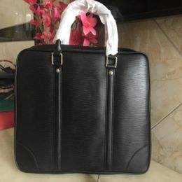 Hot Sale New B Brand Mens Business Bag man Briefcase Brand Name Leather Men Bag Genuine Leather Purse designer Shoulder Bag big size 244D