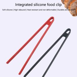 Grills Food Grade Silicone Home Kitchen Cooking Tongs silicone Thickened Long Handle BBQ Grill Clip silicone Food Tong