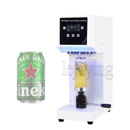 Full Automatic Intelligent Can Sealing Machine Non-rotary Plastic PET Cups Beverage Bottle Tin Canning Jar Beer Cans Seamer