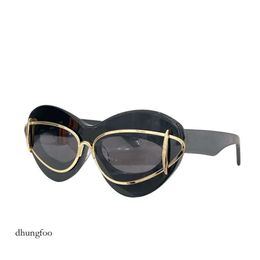 designer sunglasses LW40119I sun glasses Acetate Butterfly Large Lens Frame brand BrandProtective Mask yellow Driving mirror eyeglasses lunette 9237