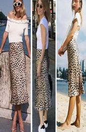 Women Leopard Print Casual Long Evening Party Cocktail Dress Mini Skirt9137322