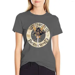 Women's Polos Broadsword T-shirt Graphics Female Clothes For Women