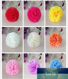 13color 9cm 100pcs Artificial Simulation Artificial Silk Carnation Flower Heads Mother039s Day DIY Jewellery Findings Headware5538405